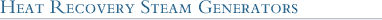 Heat Recovery Steam Generators